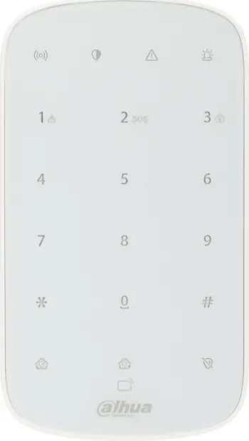 Tastierë wireless Dahua ARK30T W2, 868MHz, RFID, e bardhë