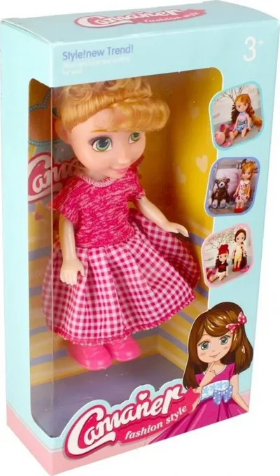 Kukull Mega Creative DOLL, 15cm, plastikë dhe tekstil, shumëngjyrëshe - 3