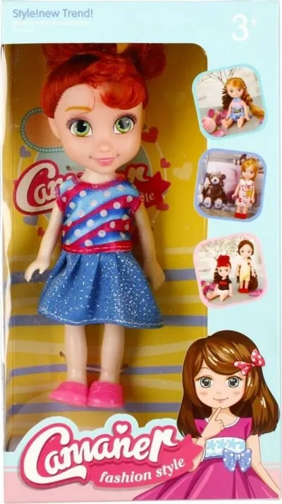 Kukull Mega Creative DOLL, 15cm, plastikë dhe tekstil, shumëngjyrëshe - 4
