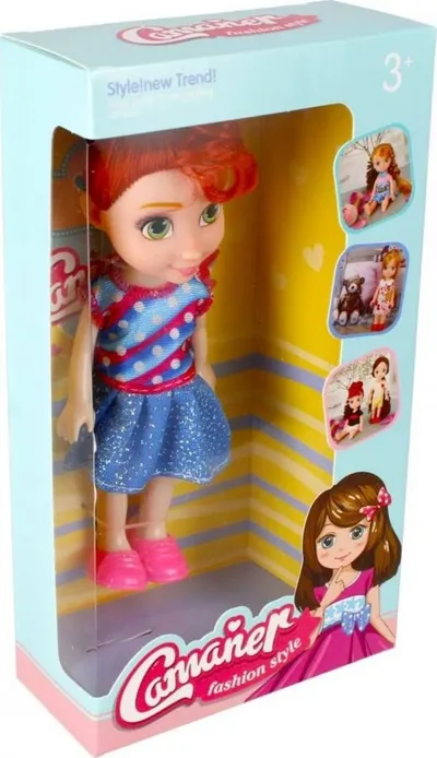 Kukull Mega Creative DOLL, 15cm, plastikë dhe tekstil, shumëngjyrëshe - 6