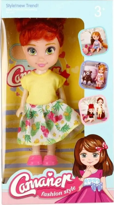 Kukull Mega Creative DOLL, 15cm, plastikë dhe tekstil, shumëngjyrëshe - 7