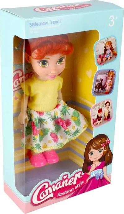 Kukull Mega Creative DOLL, 15cm, plastikë dhe tekstil, shumëngjyrëshe - 9