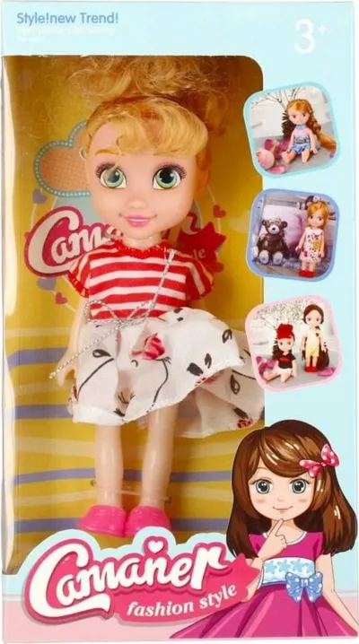 Kukull Mega Creative DOLL, 15cm, plastikë dhe tekstil, shumëngjyrëshe - 10