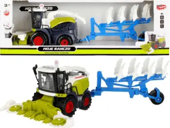 Lodër kombajnë Mega Creative My Ranch, me rimorkio 38 cm, me drita dhe tinguj, shumëngjyrëshe