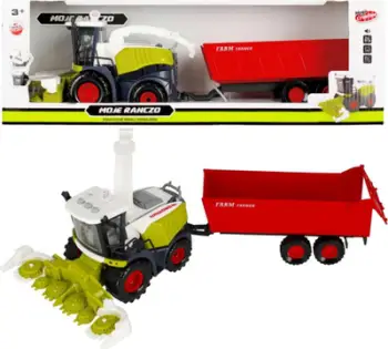 Traktor lodër Mega Creative My Ranch Combine Harvester me rimorkio, 40 cm, dritë dhe tinguj, shumëngjyrësh