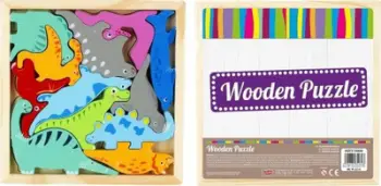 Puzzle druri Mega Creative Dinozaurë, 12 pjesë, shumëngjyrëshe