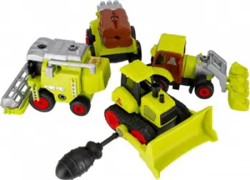 Set lodrash Mega Creative AGRICULTURAL MACHINE, 4 pjesë, me kaçavidë, jeshile e zezë