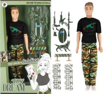 Kukull djalë Mega Creative Doll, 29 cm, profesion i ndryshëm, shumëngjyrëshe