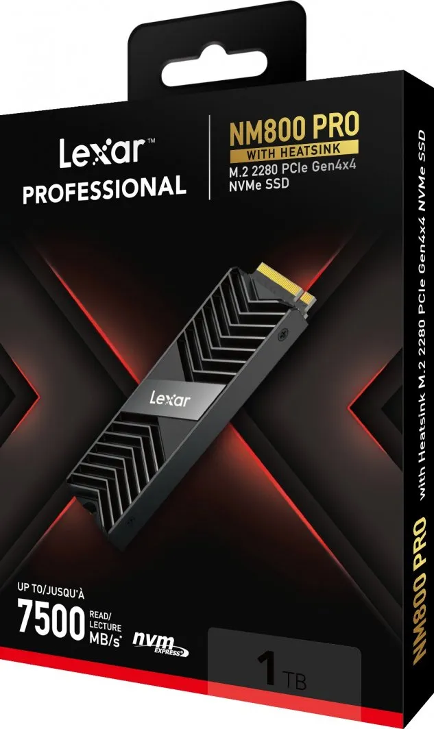 Disk SSD Lexar Professional NM800 Pro, 1TB, M.2 2280 PCI-E x4 Gen4 NVMe - 7