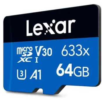Kartelë memorie Lexar 64GB microSDXC UHS-I 633x