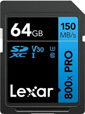 Kartelë memorie Lexar 800x Pro 64GB SDXC 150MB/s