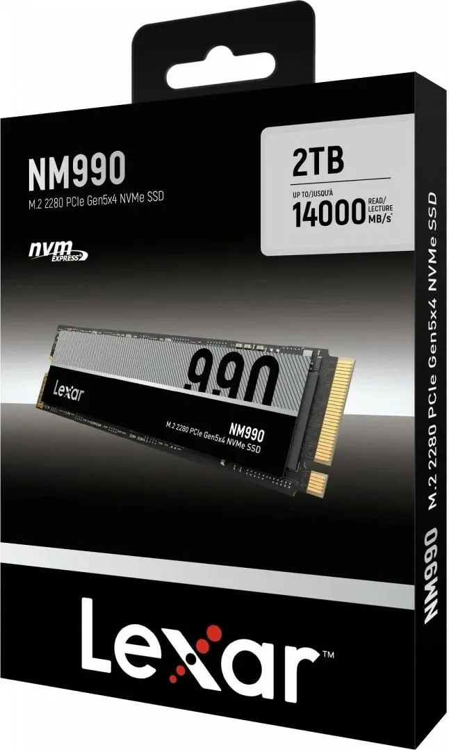 Lexar NM990 2 TB M.2 PCI Express 5.0 NVMe - 2