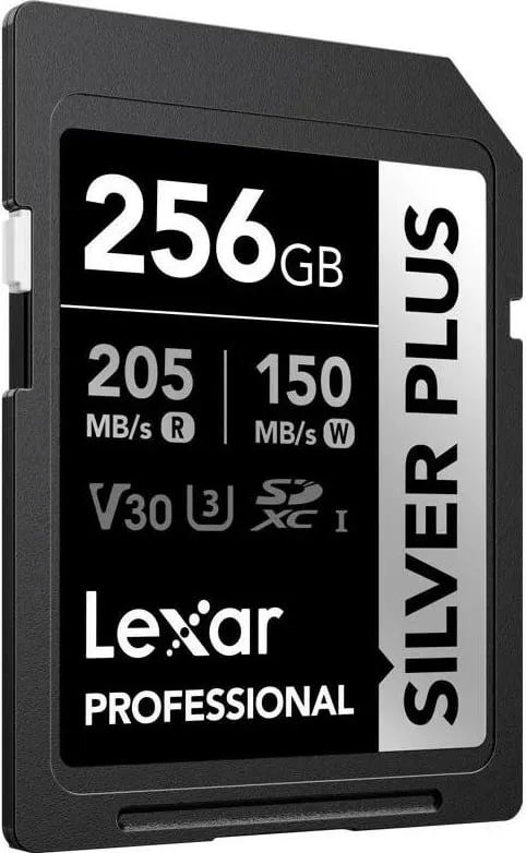 Kartelë Lexar Professional SILVER Plus 256GB SDXC, UHS-I U3 A2 4K V30 - 3