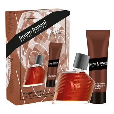 Set Bruno Banani Magnetic Man, EDT, 30ml + Xhel për dush, 50ml - 1