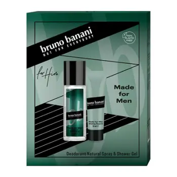 Set Bruno Banani Made for Men deodorant 75 ml + xhel dushi 50 ml