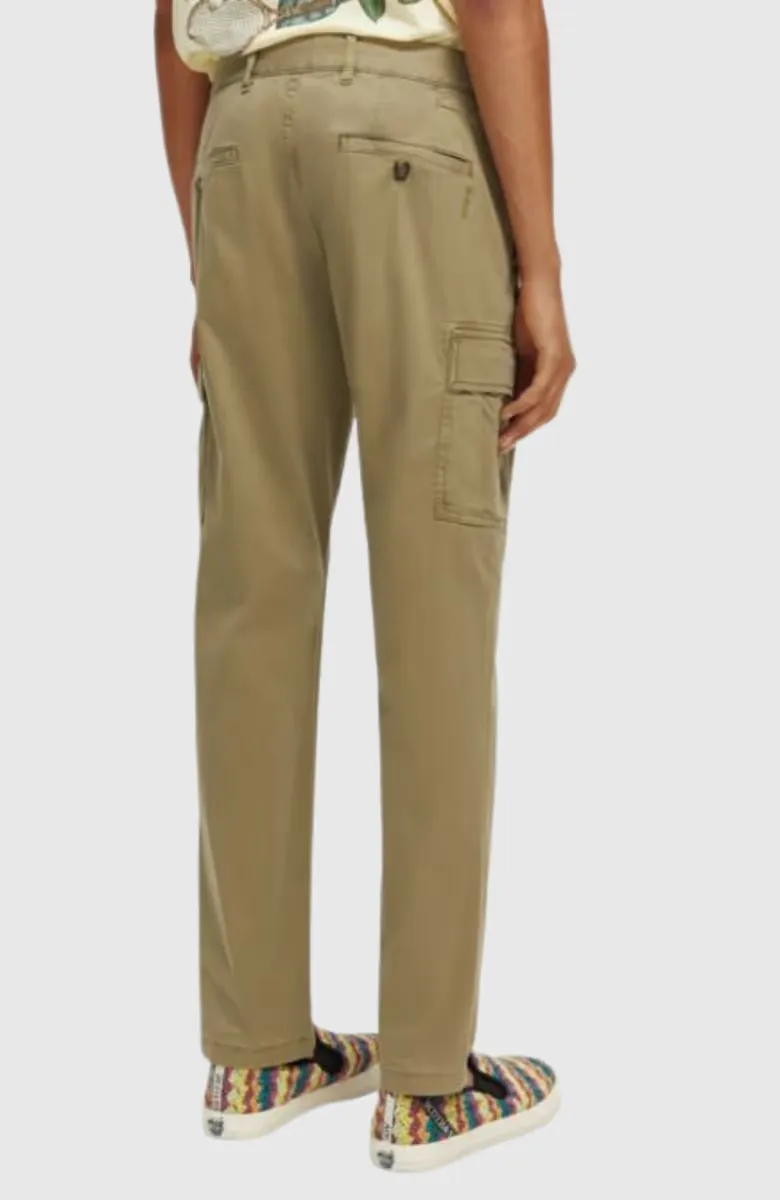 STUART- garment-dyed pima cotton cargo pant - 2
