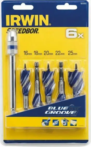 Set i majeve shpuese Irwin Drill IRW1922007, 16/18/20/22/25mm