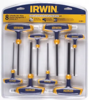 Set çelësa Hex Tip T Irwin 2.5-10 mm, 8 copë (T10771)