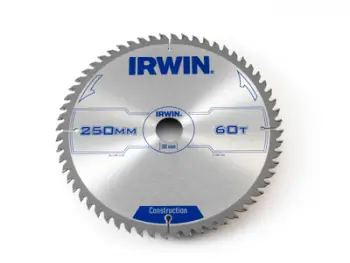 Disk për sharrë rrethore Irwin, 250x30x3mm, 60 dhëmbë