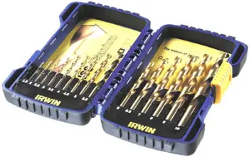 Set shpimi metalik prej titani cilindrik Irwin (10502603)