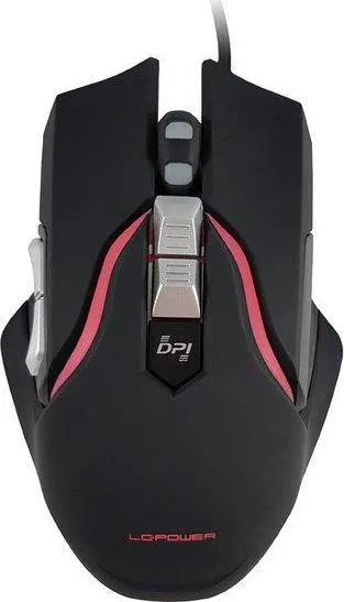 Maus LC-Power M715B, me kabllo, USB, i zi - 1