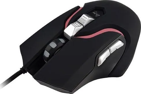 Maus LC-Power M715B, me kabllo, USB, i zi - 6