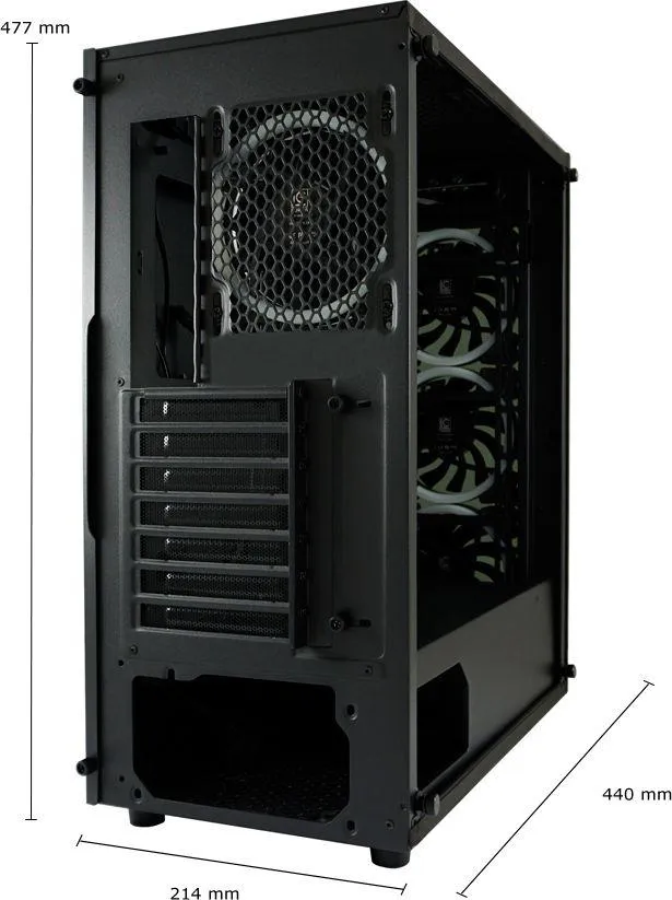 Kasë LC-Power Gaming 709B Solar_System_X, Midi Tower - 18