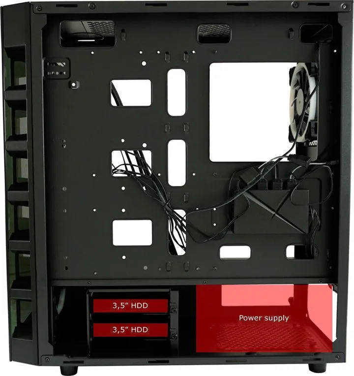Kasë LC-Power Gaming 709B Solar_System_X, Midi Tower - 10
