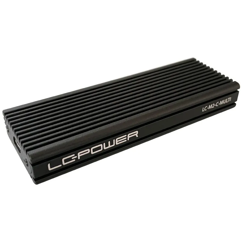 Kasë SSD LC-Power LC-M2-C-MULTI, M.2, USB 3.2, e zezë - 1