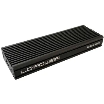 Kasë SSD LC-Power LC-M2-C-MULTI, M.2, USB 3.2, e zezë