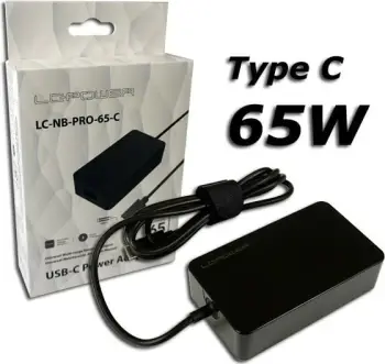 Adapter universal LC-Power LC-NB-PRO-65-C, 65W, USB-C, i zi