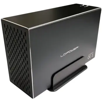 Kasë e jashtme LC-Power LC-35U3-RAID-2, për 2x 3.5" HDD, USB 3.2, e zezë