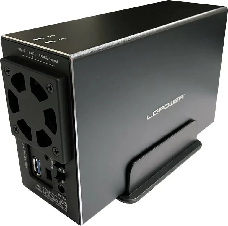 Kasë e jashtme LC-Power LC-35U3, 3.5", USB 3.2, e zezë - 3