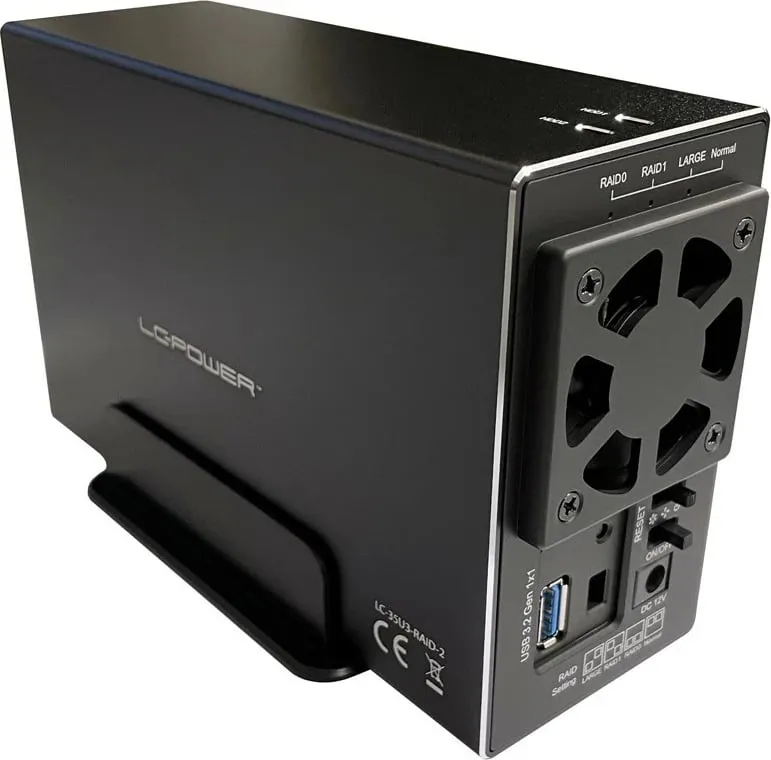 Kasë e jashtme LC-Power LC-35U3, 3.5", USB 3.2, e zezë - 4