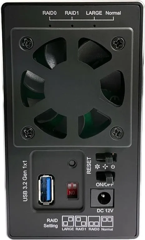 Kasë e jashtme LC-Power LC-35U3, 3.5", USB 3.2, e zezë - 7