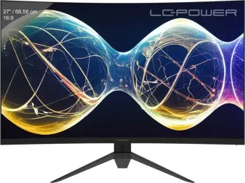 Monitor LC-Power LC-M27-FHD-165-C-V3, 27", Full HD, 165Hz, LED, i zi