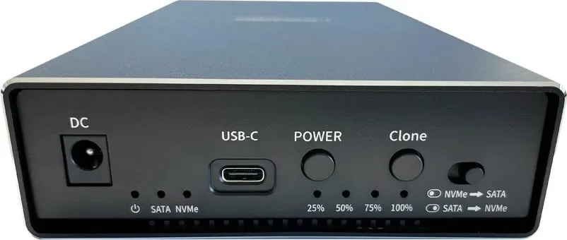 Kasë LC-Power për HDD/SSD M.2, USB Type-C, e zezë - 3