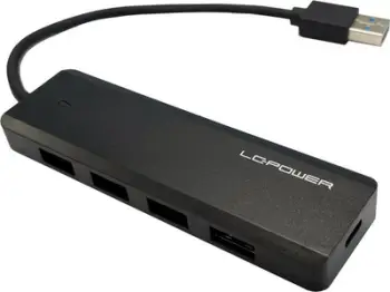 HUB USB LC-Power LC-HUB-U3-4-V2, 4x USB-A, 1x USB-C, i zi