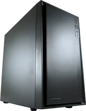 Kuti kompjuteri LC-Power 2016MB Micro Tower, për ATX mATX, e zezë
