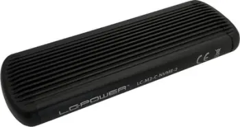 Kuti SSD M.2 NVMe LC-Power LC-M2-C-NVME-2, USB Type-C, 10 Gbit/s, e zezë