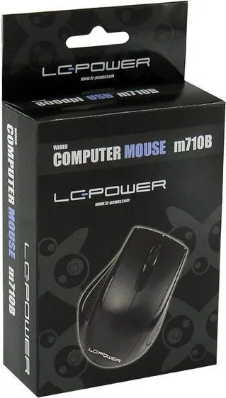 Maus LC-Power M710B (509801), 800 dpi, 1.45 m, i zi - 3