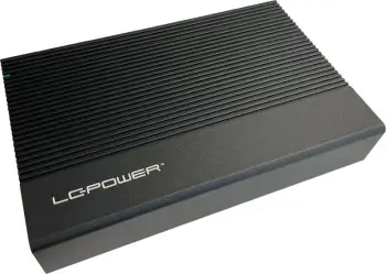 Kasë LC-Power LC-35U3-C, HDD/SSD, 3.5", Serial ATA II/III, 6 Gbit/s, USB, e zezë