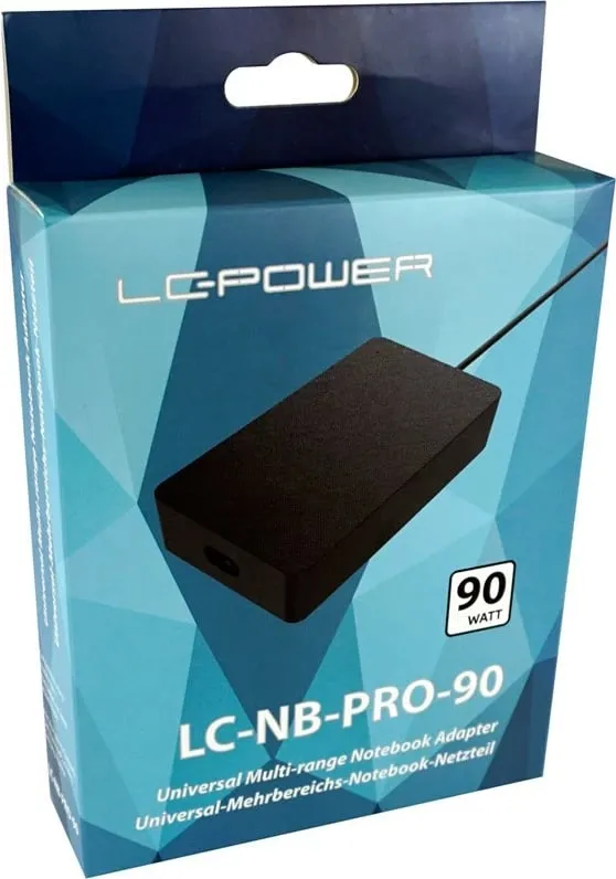 Adapter universal LC-Power LC-NB-PRO-90 për laptop, 90W, i zi - 4