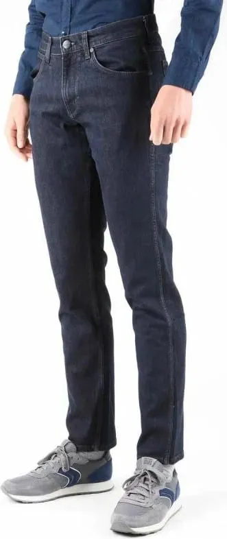 Jeans për meshkuj Wrangler, të kaltra - 4