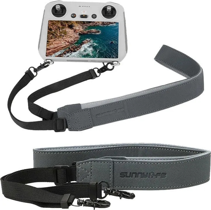 Litar lëkure Sunnylife GS394 për kontrollues DJI RC / RC Pro / Smart Controller, Gri - 1