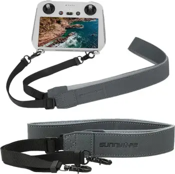 Litar lëkure Sunnylife GS394 për kontrollues DJI RC / RC Pro / Smart Controller, Gri