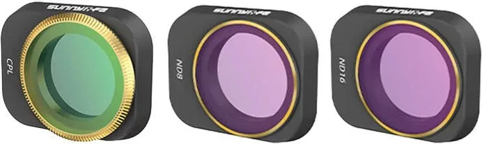 Set filtra për dron Sunnylife MM3-FI415, CPL+ND8+ND16, për DJI Mini 3 Pro/Mini 3 - 1