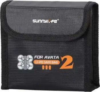 Çantë baterish Sunnylife AT2-DC783 për DJI Avata 2, për 3 bateri, e zezë