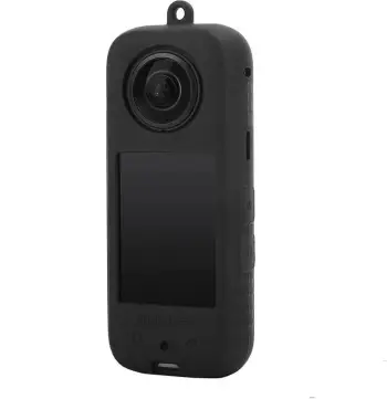 Mbështjellës silikoni Sunnylife IST-BHT504 për Insta360 X3, i zi, me litar