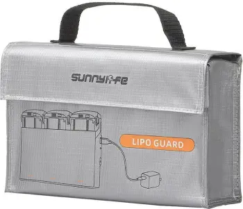 Çantë baterish për dron Sunnylife DC830, rezistente ndaj nxehtësisë dhe ujit, argjend